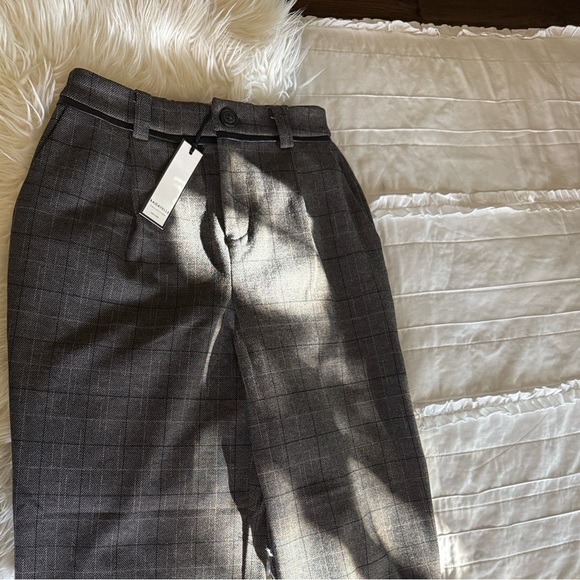 Bagatelle Brown Plaid Women's Pants Size 6 - Picture 5 of 7
